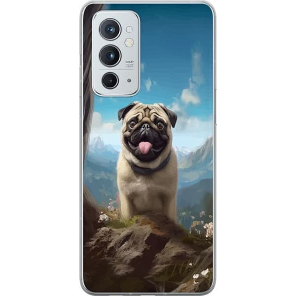 Kännykkäkuori OnePlus 9RT 5G-laitteelle, jossa on Iloinen Koira kuvio