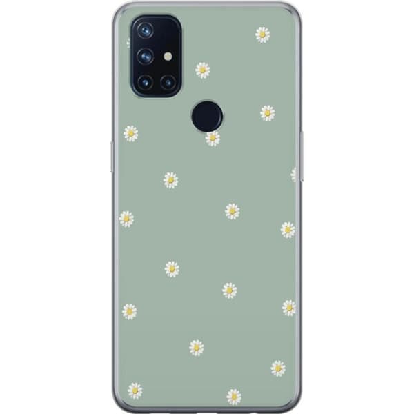 Mobilskal till OnePlus Nord N10 5G med Prästkragar motiv