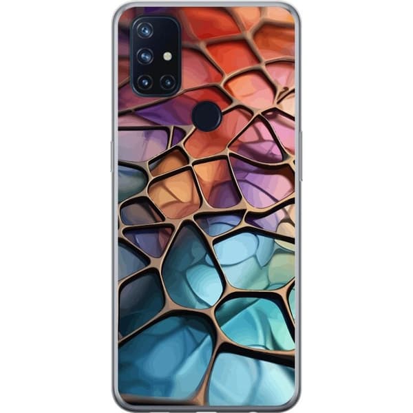 Mobilcover til OnePlus Nord N10 5G med Metallict mønster motiv