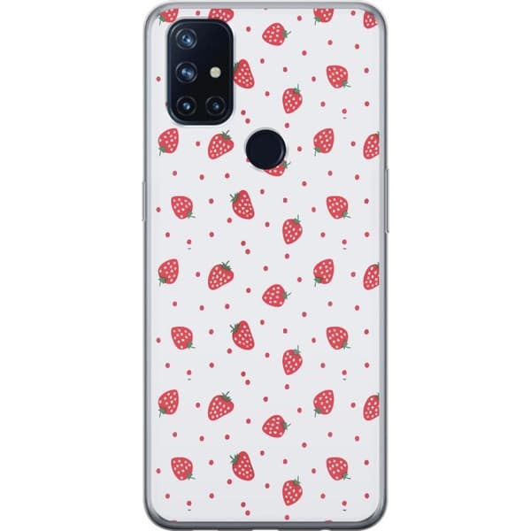 Mobilcover til OnePlus Nord N10 5G med Jordbær motiv
