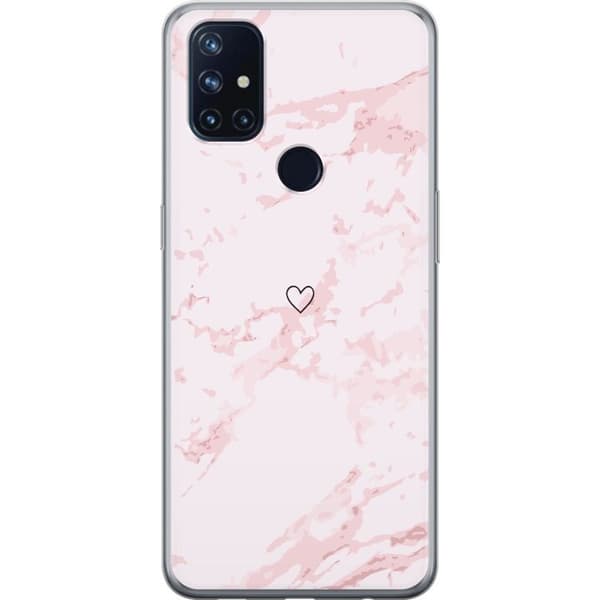 Mobilcover til OnePlus Nord N10 5G med Rosa Hjerte motiv