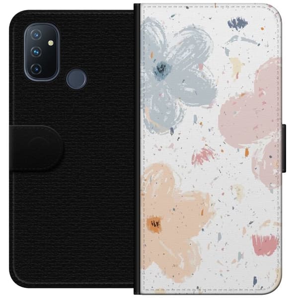 Tegnebogsetui til OnePlus Nord N100 med Blomster motiv