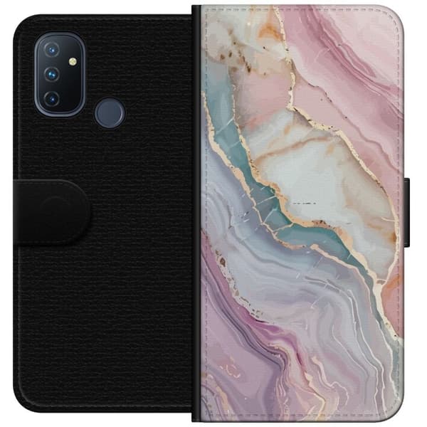 Plånboksfodral till OnePlus Nord N100 med Marmor motiv