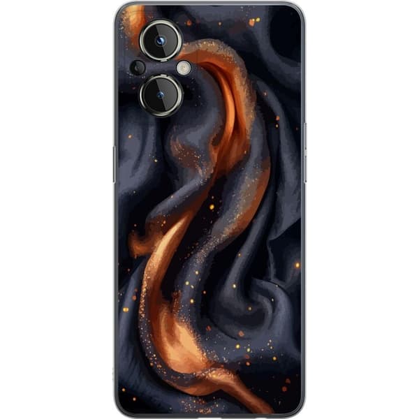 Kännykkäkuori OnePlus Nord N20 5G-laitteelle, jossa on Tulinen silkki kuvio