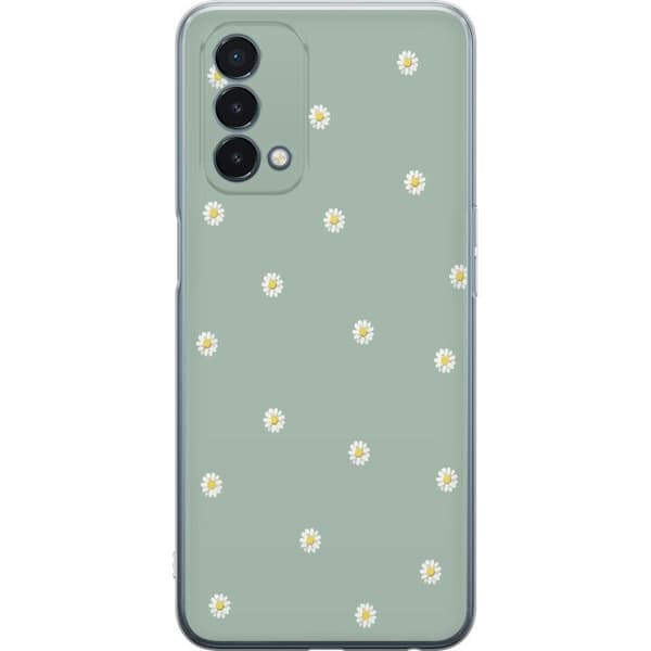 Mobilskal till OnePlus Nord N200 5G med Prästkragar motiv