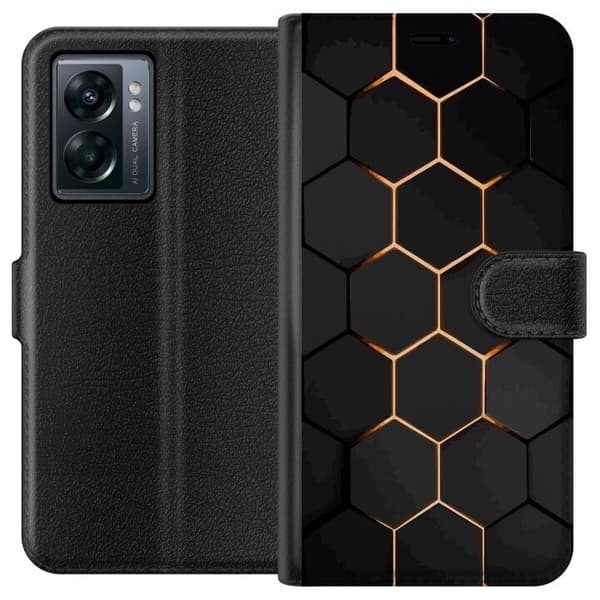 Tegnebogsetui til OnePlus Nord N300 med Luksuriøst Mønster motiv