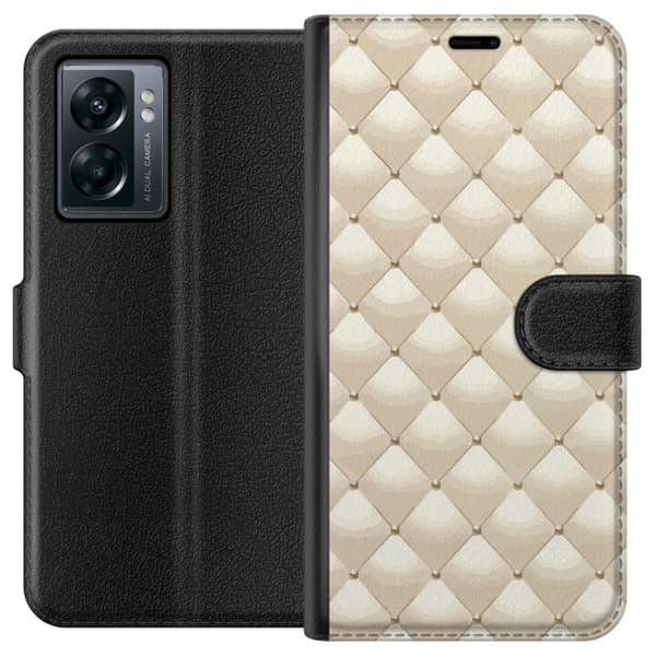 Tegnebogsetui til OnePlus Nord N300 med Guldglans motiv