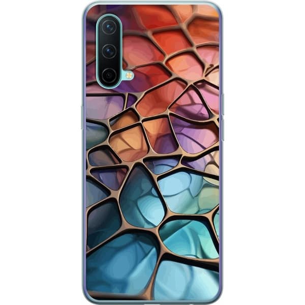 Mobilskal till OnePlus Nord CE 5G med Metalliskt mönster motiv