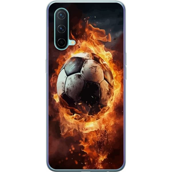 Mobilcover til OnePlus Nord CE 5G med Fodbold motiv