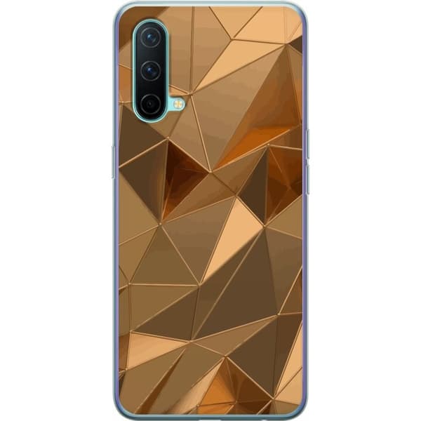 Mobilcover til OnePlus Nord CE 5G med 3D Guld motiv