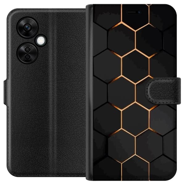 Lommeboketui til OnePlus Nord CE 3 Lite med Luksuriøst Mønster motiv