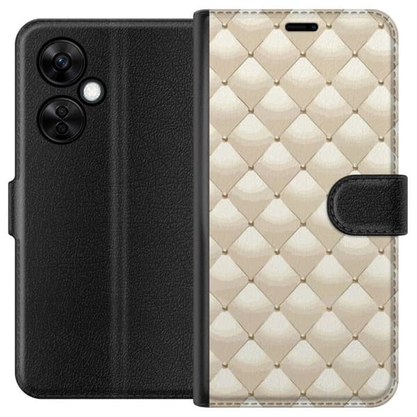 Tegnebogsetui til OnePlus Nord CE 3 Lite med Guldglans motiv