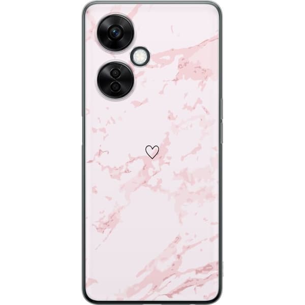 Mobilskal till OnePlus Nord CE 3 Lite med Rosa Hjärta motiv