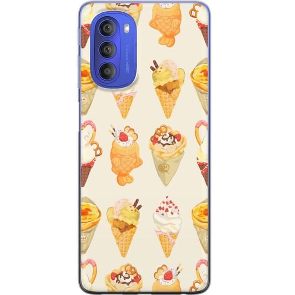 Kännykkäkuori Motorola Moto G51 5G-laitteelle, jossa on Lasinen kuvio