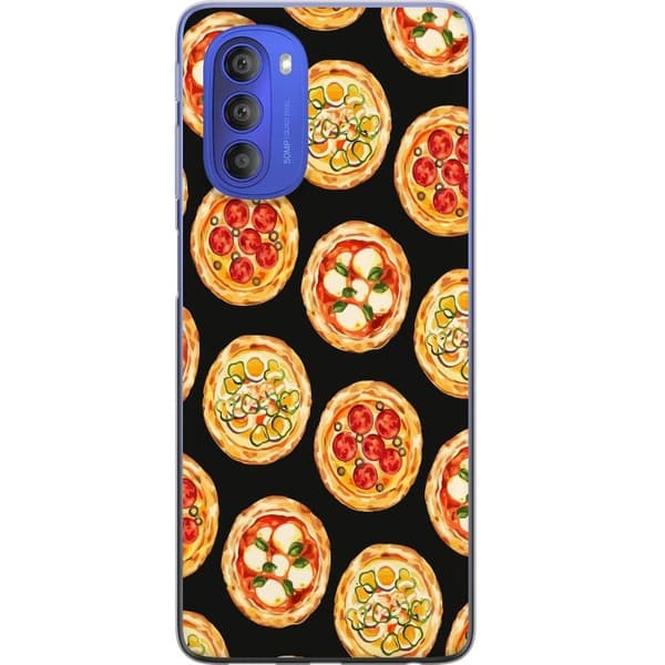 Mobildeksel til Motorola Moto G51 5G med Pizza motiv