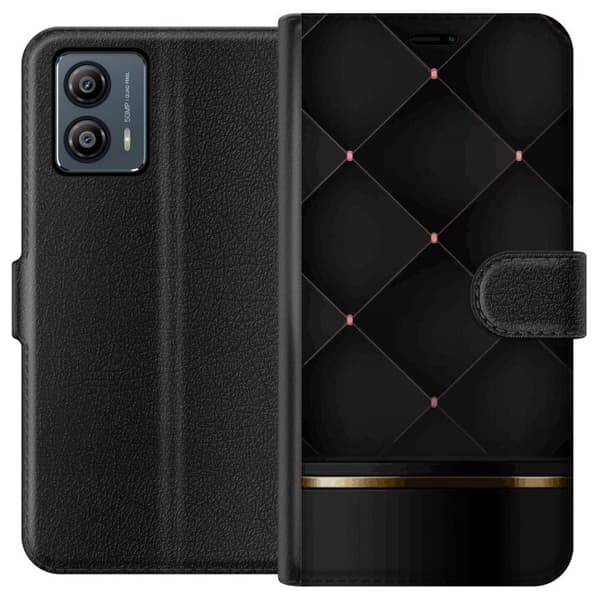 Plånboksfodral till Motorola Moto G53 med Lyxig linje motiv
