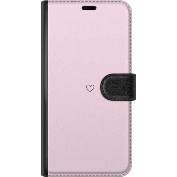 Lommeboketui til Motorola Moto G53 med Hjerte motiv