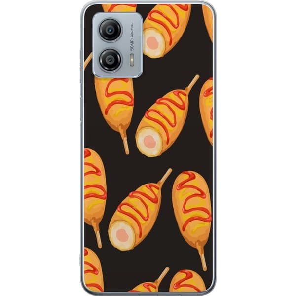 Mobilcover til Motorola Moto G53 med Kyllingedrumstick motiv