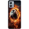 Miniatyrbillede 1 af 4: Mobilcover til Motorola Moto G53 med Fodbold motiv