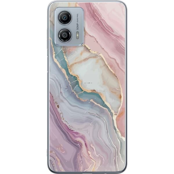 Mobildeksel til Motorola Moto G53 med Marmor motiv