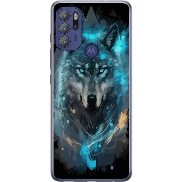 Mobilcover til Motorola Moto G60S med Ulve motiv