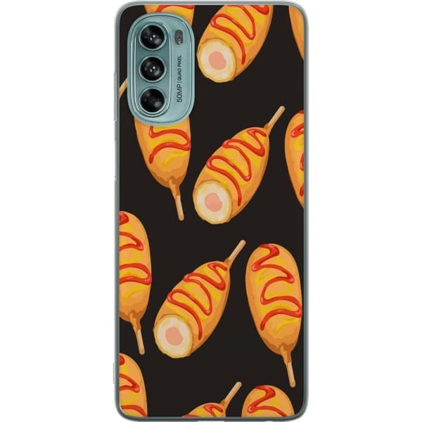 Mobilcover til Motorola Moto G62 5G med Kyllingedrumstick motiv