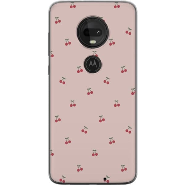 Mobildeksel til Motorola Moto G7 med Kirsebær motiv