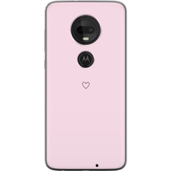 Mobilcover til Motorola Moto G7  med Hjerte motiv