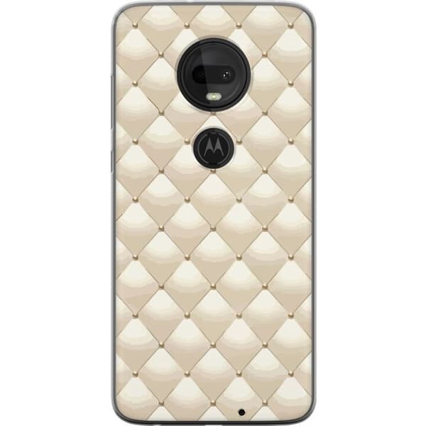 Mobildeksel til Motorola Moto G7 med Gullglans motiv