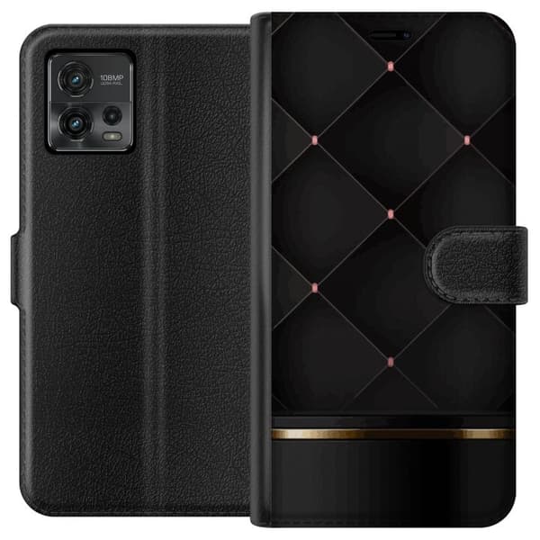 Lompakkokotelo Motorola Moto G72-laitteelle, jossa on Ylellinen linja kuvio