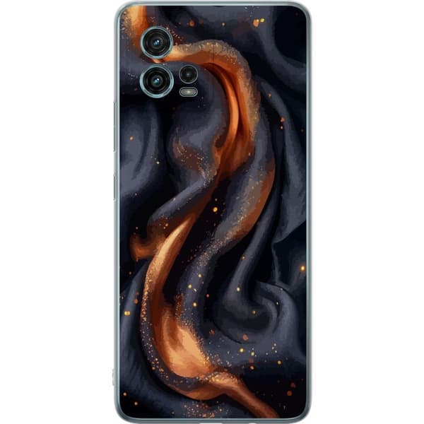 Kännykkäkuori Motorola Moto G72-laitteelle, jossa on Tulinen silkki kuvio