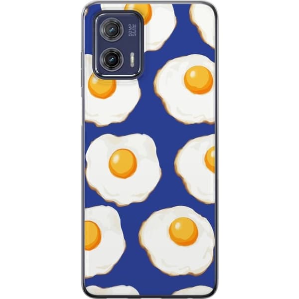 Mobilskal till Motorola Moto G73 med Stekta ägg motiv