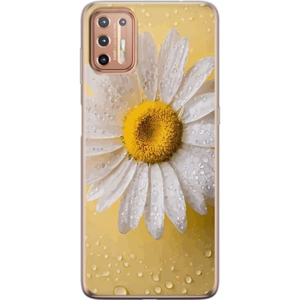 Kännykkäkuori Motorola Moto G9 Plus-laitteelle, jossa on Posliinikukka kuvio