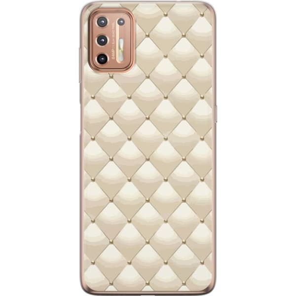 Mobilcover til Motorola Moto G9 Plus med Guldglans motiv