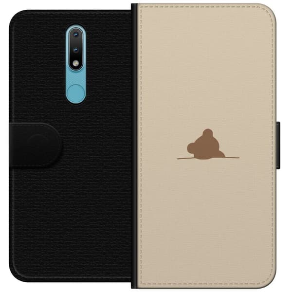 Lommeboketui til Nokia 2.4 med Nalle motiv