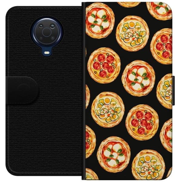 Plånboksfodral till Nokia G20 med Pizza motiv