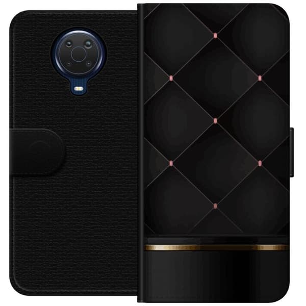 Plånboksfodral till Nokia G20 med Lyxig linje motiv