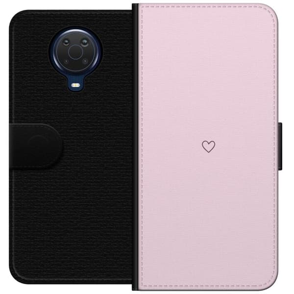 Plånboksfodral till Nokia G20 med Hjärta motiv
