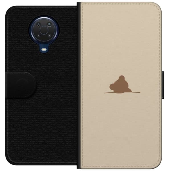 Lommeboketui til Nokia G20 med Nalle motiv