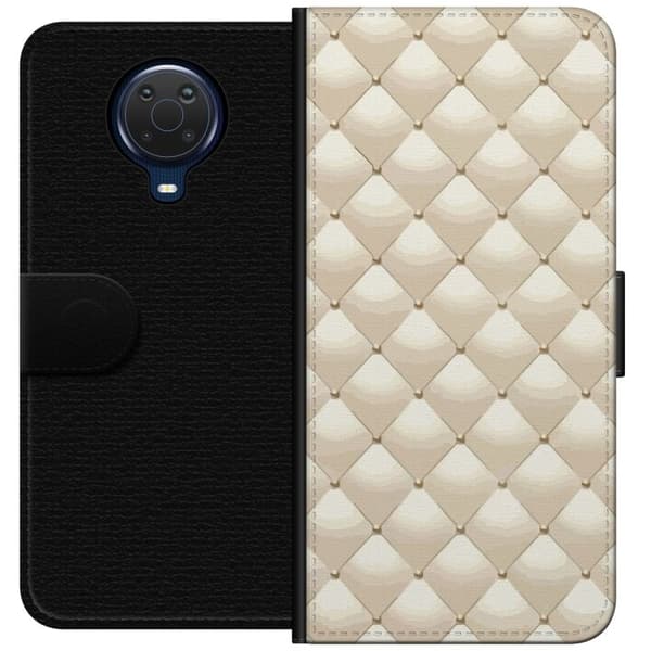 Lommeboketui til Nokia G20 med Gullglans motiv