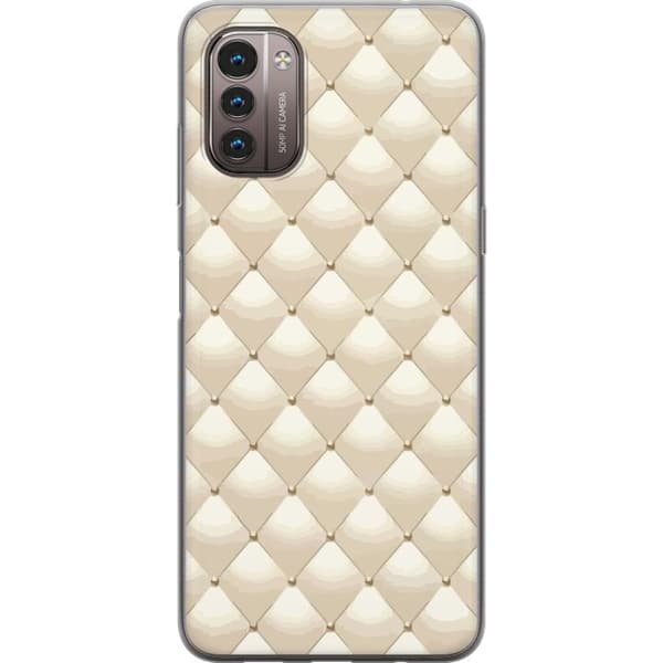 Kännykkäkuori Nokia G21-laitteelle, jossa on Kultakiilto kuvio