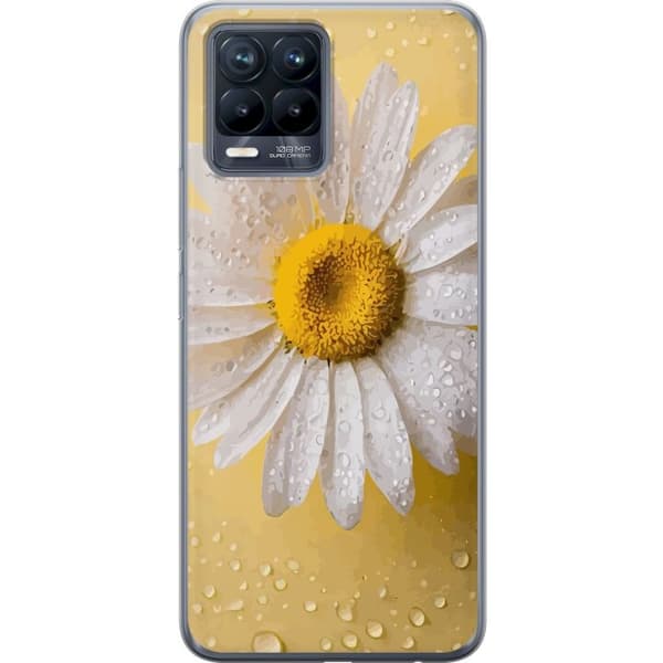 Mobildeksel til Realme 8 med Porselensblomst motiv