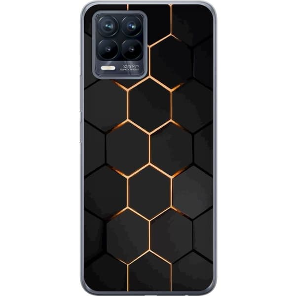 Mobildeksel til Realme 8 med Luksuriøst Mønster motiv