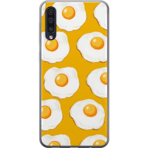 Mobilcover til Samsung Galaxy A50 med Stegt æg motiv
