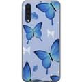 Miniatyrbillede 1 af 2: Mobilcover til Samsung Galaxy A50 med Blå sommerfugle motiv