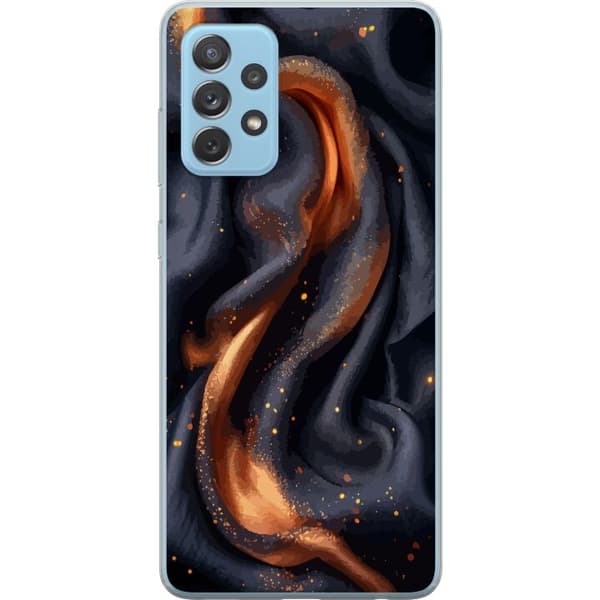 Mobilskal till Samsung Galaxy A52 5G med Eldigt silke motiv