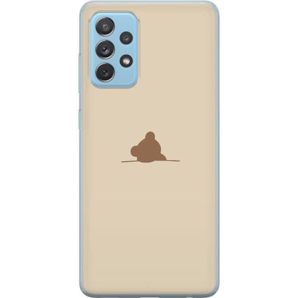 Kännykkäkuori Samsung Galaxy A52 5G-laitteelle, jossa on Nalle kuvio