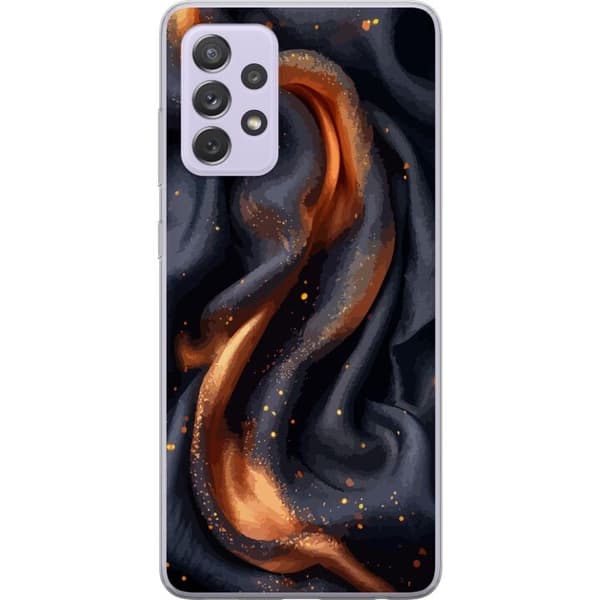 Kännykkäkuori Samsung Galaxy A52s 5G-laitteelle, jossa on Tulinen silkki kuvio
