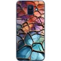 Miniatyrbillede 1 af 4: Mobilcover til Samsung Galaxy A6 (2018) med Metallict mønster motiv