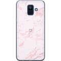 Pikkukuva 1 / 4: Kännykkäkuori Samsung Galaxy A6 (2018)-laitteelle, jossa on Roosa Sydän kuvio